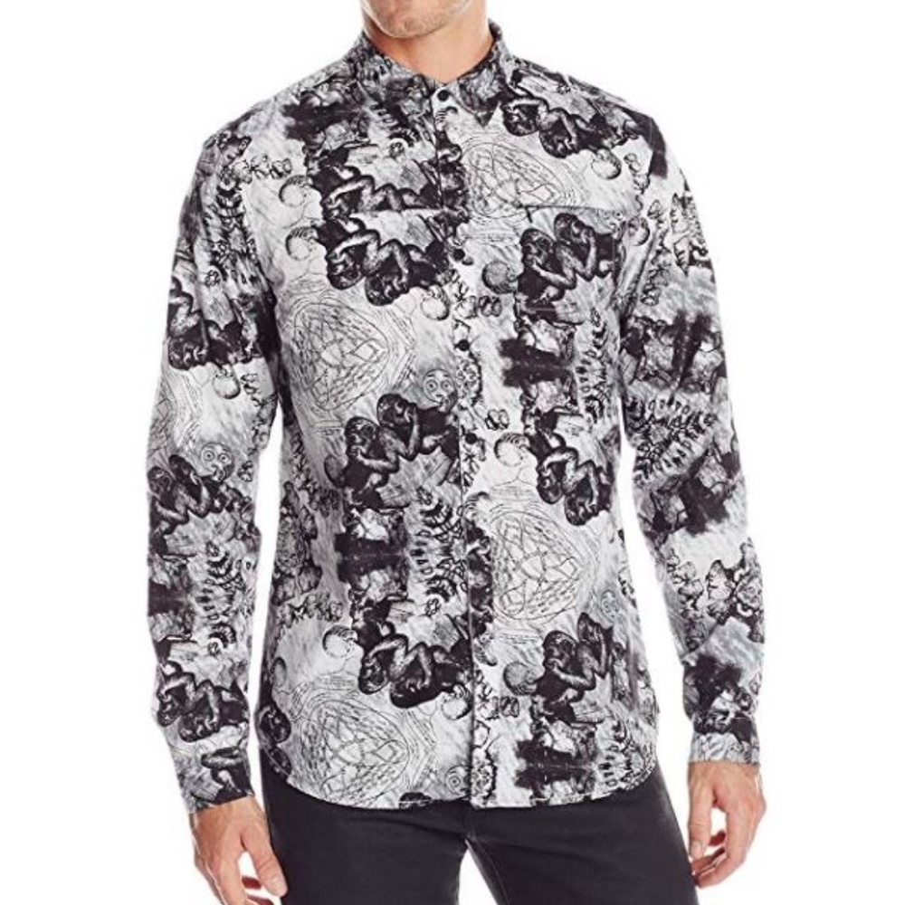 Marc Ecko Cut & Sew Mens Monkey Around Long Sleeve